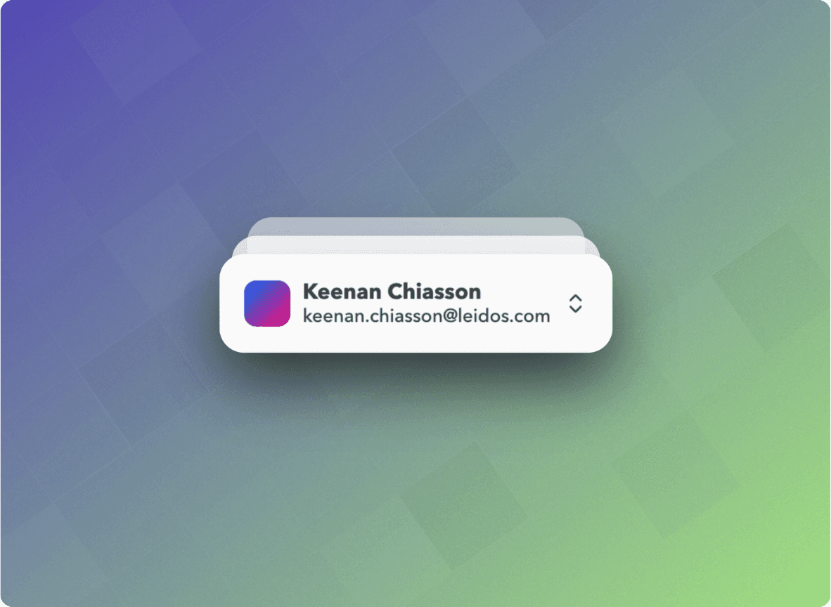 Sidebar Profile Button